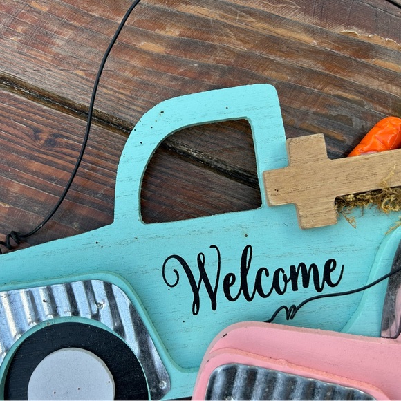 Welcome and Hello Spring Decorative Trucks Hanging Decor 🛻 - Picture 3 of 3